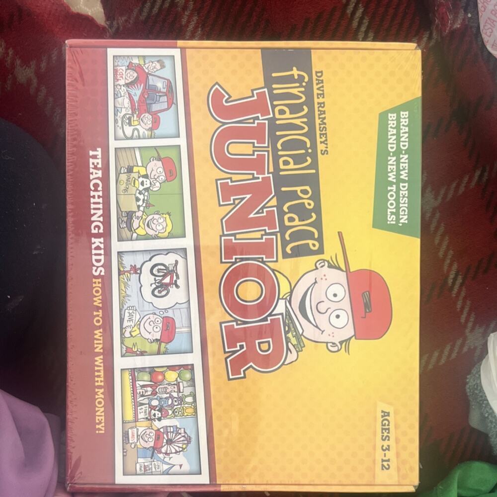 Dave Ramsey Financial Peace Junior Educational Kit Finance Ages 3-12 Yellow